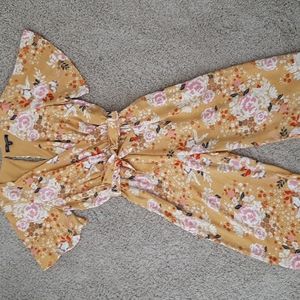 Floral Print Jumpsuit